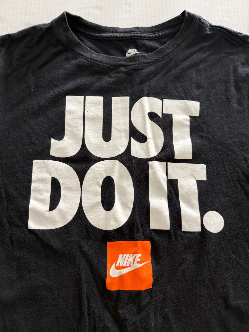 Nike Just Do It Black Graphic T-Shirt Men’s Medium